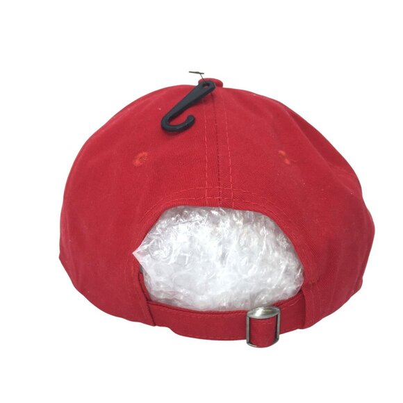 Disney Mickey Mouse Classic Embroidered Baseball Cap Red Adjustable NWT - Picture 4 of 7